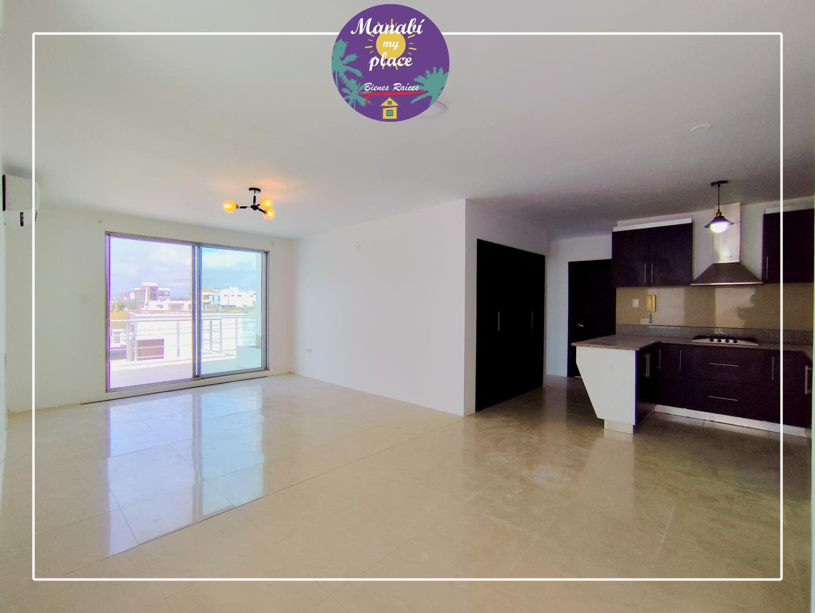 Departamento de renta 2 dormitorios sin amoblar en el sur de Manta - 1