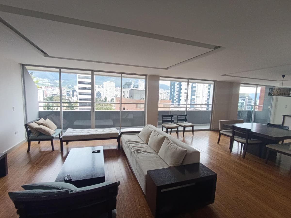 ARRIENDO DEPARTAMENTO amplio AMOBLADO 3 dormitorios con baños REPÚBLICA DEL SALVADOR - 1