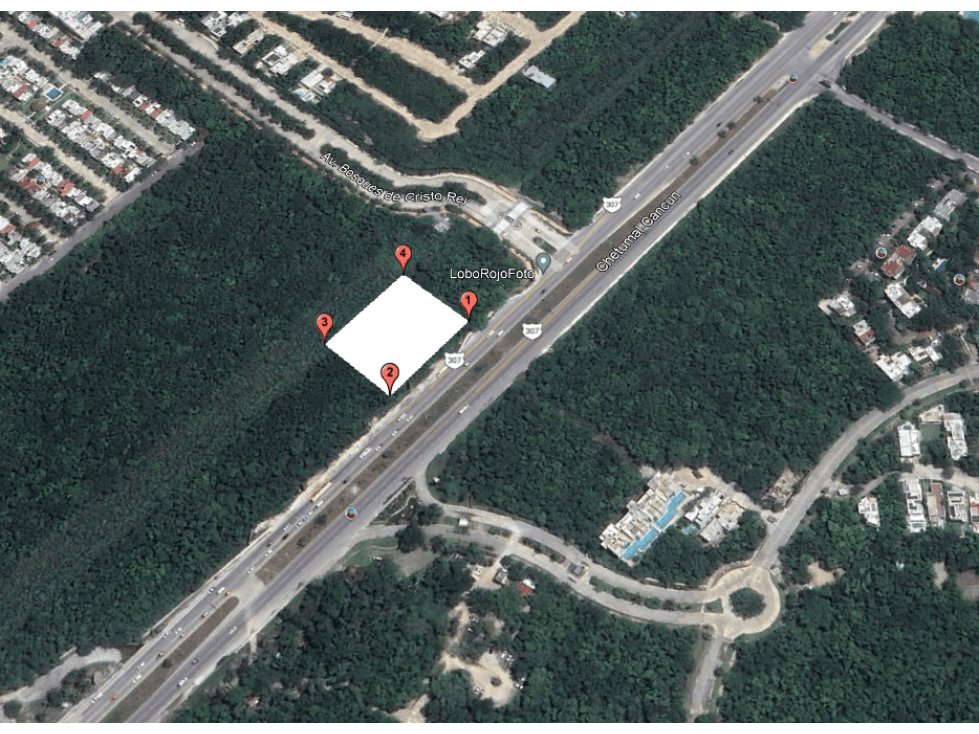 Terreno en renta sobre carretera cancun.playa del carmen - 1
