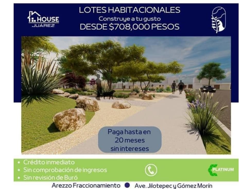 LOTES HABITACIONALES AREZZO - 1