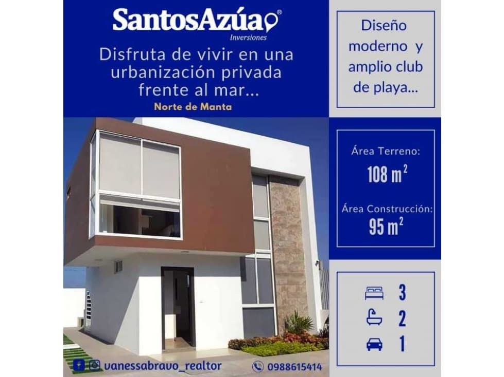 Vivienda disponible dentro de Urbanización frente al mar. - 1