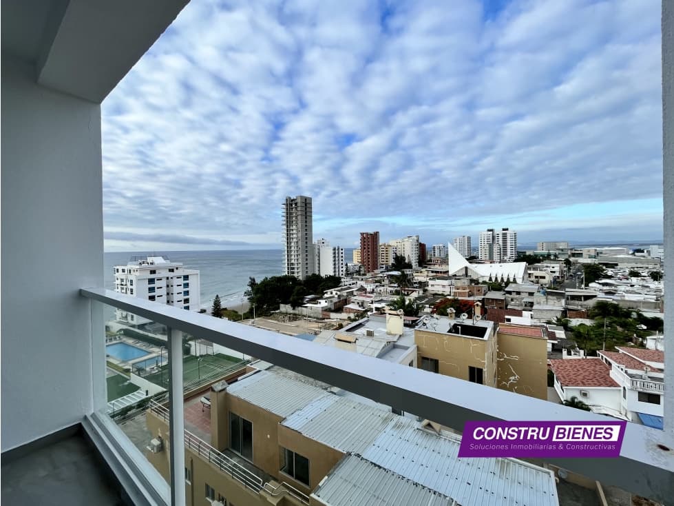 SUITE VISTA AL MAR EN EDIFICIO ARRECIFE, SUR DE MANTA - 1