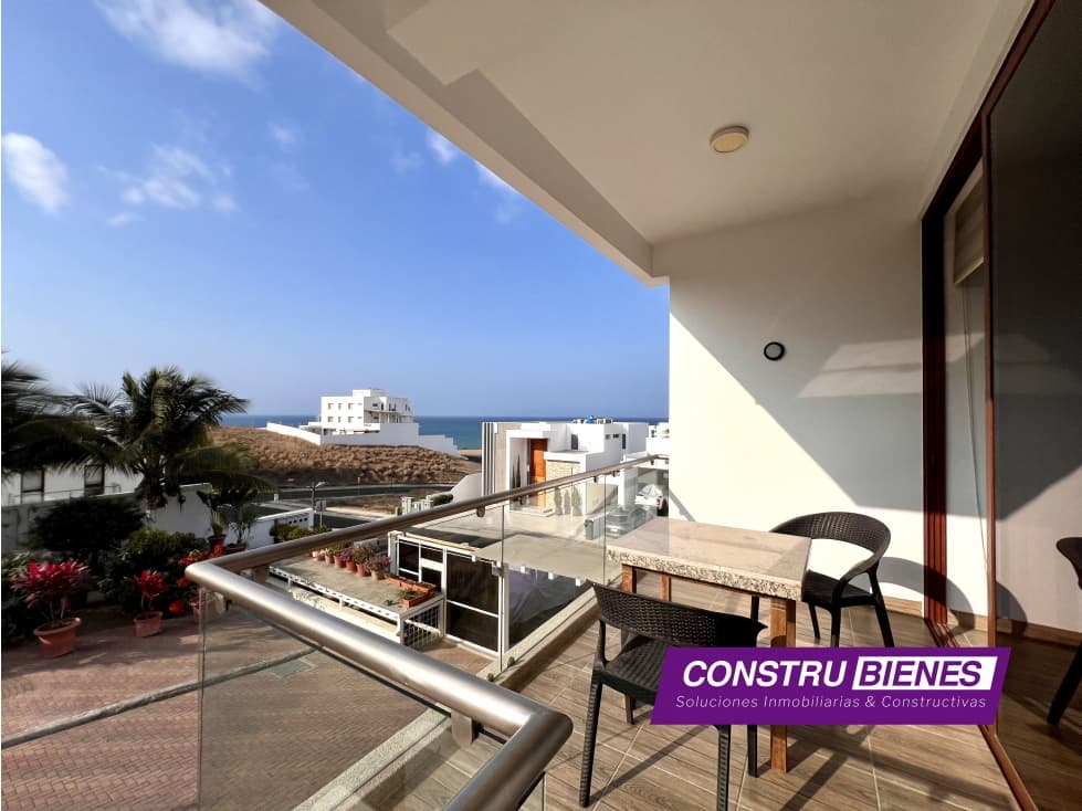 Suite vista al mar, amoblada en Urb. Ciudad del Mar, Manta - 1