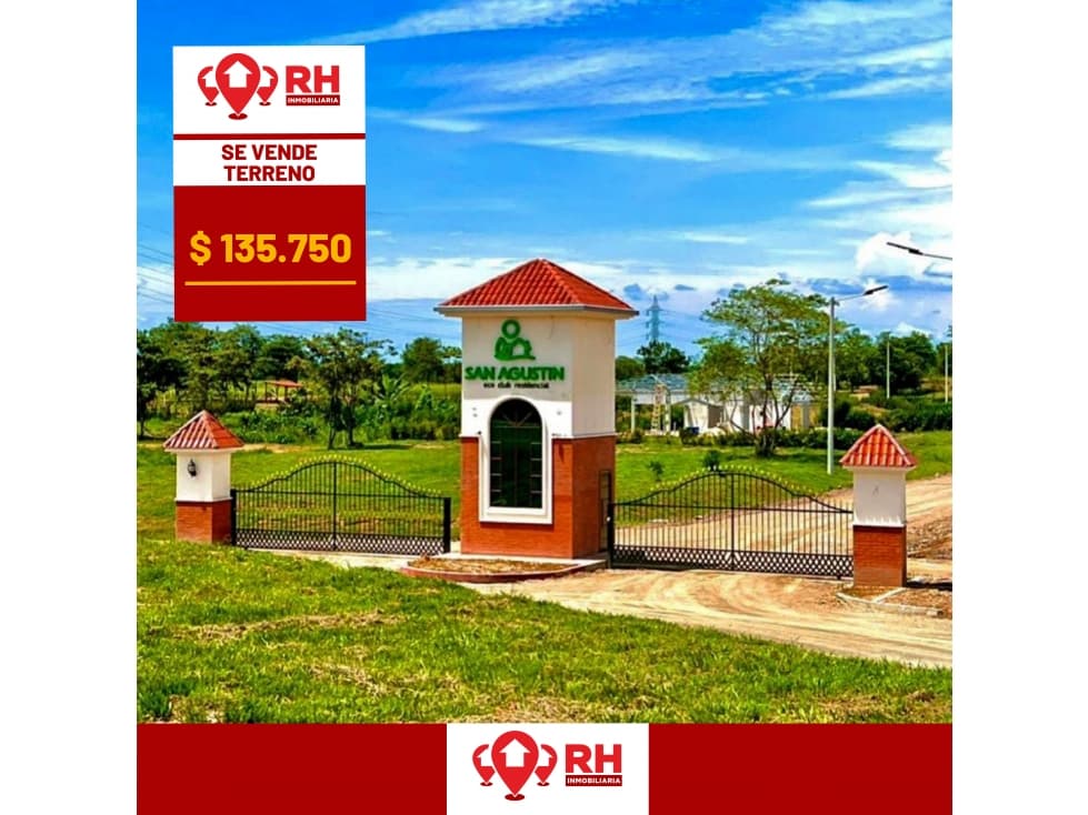 TERRENO EN VENTA EN URBANIZACION SAN AGUSTIN, CANTÓN SANTA ROSA - 1