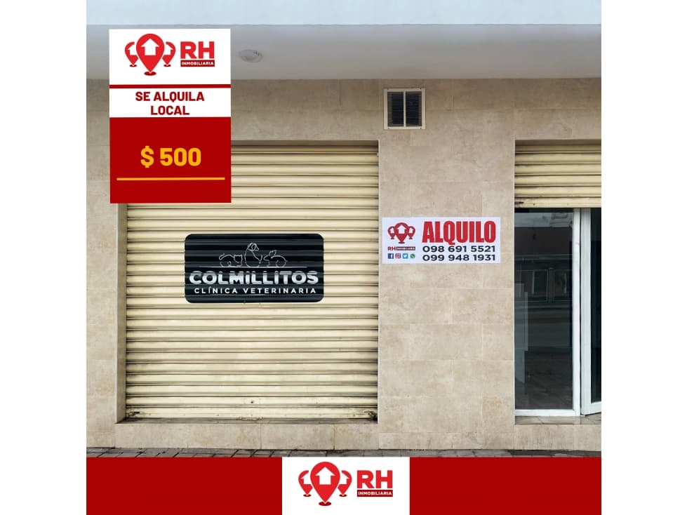 LOCAL COMERCIAL EN ALQUILER EN AV. COLON TINOCO, MACHALA - 1