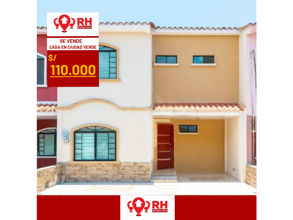 CASA EN VENTA EN URBANIZACIÓN CIUDAD VERDE, MACHALA #663 - 1