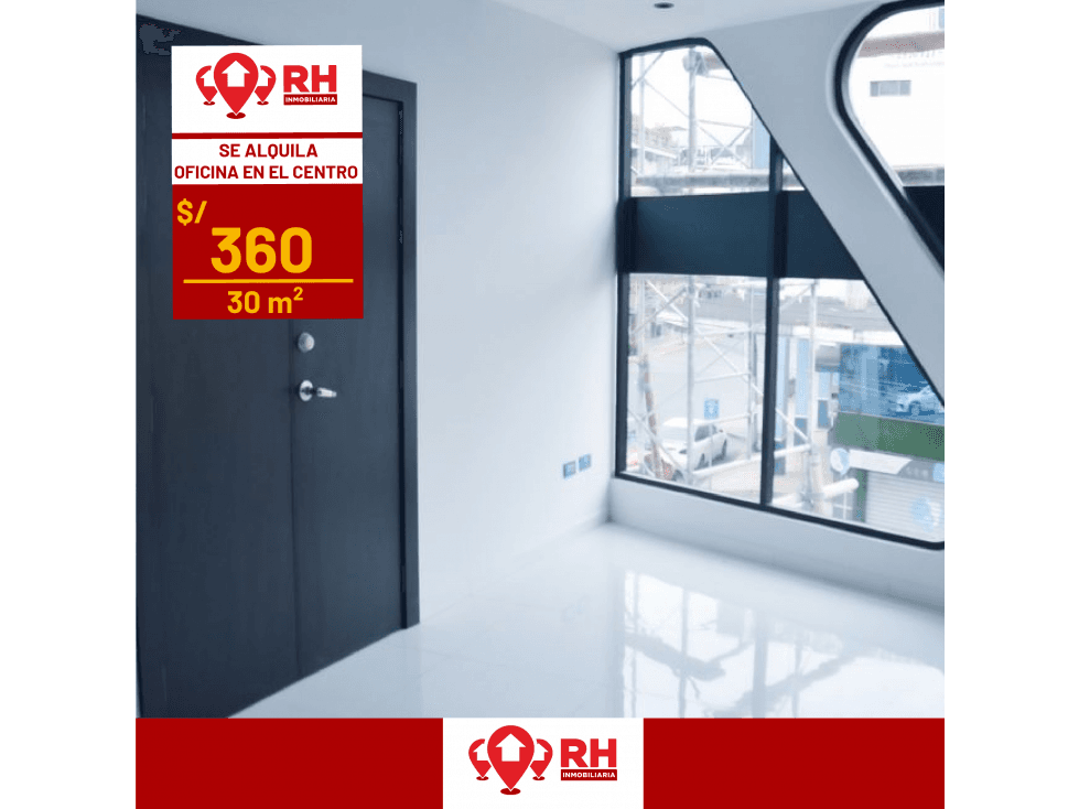 OFICINA DE 30 m² EN ALQUILER CON EXCELENTE UBICACIÓN #MLM - 1