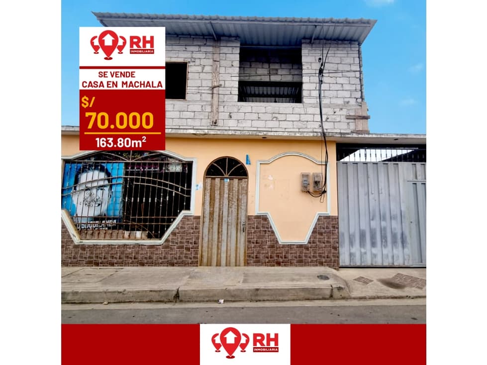 CASA EN VENTA CDLA MACHALILLA, MACHALA - 1