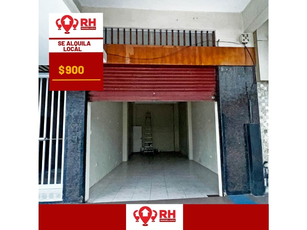 LOCAL COMERCIAL EN ALQUILER EN LA CALLE ROCAFUERTE, MACHALA - 1