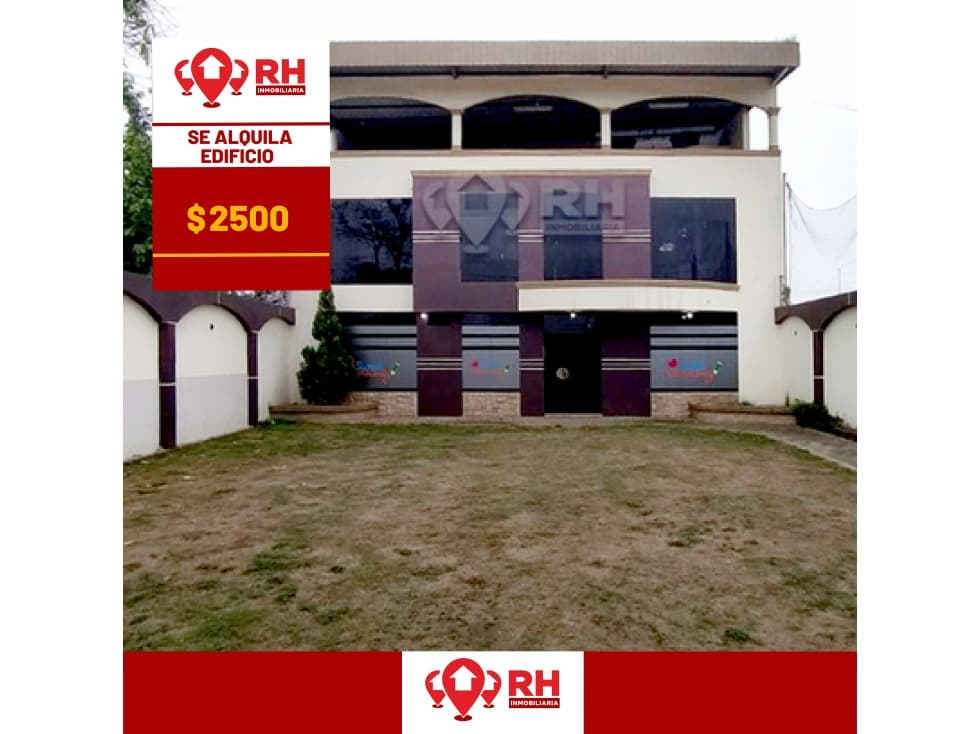 EDIFICIO CON OFICINAS, PARQUEADERO Y GARITA DE ACCESO, MACHALA #AMJD - 1