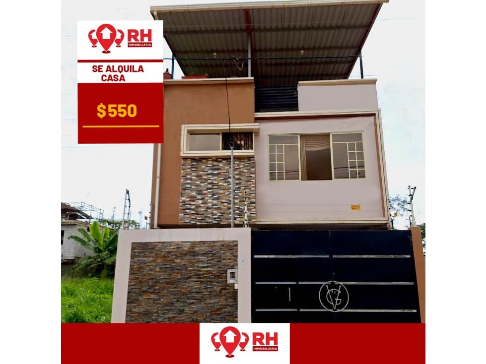 CASA EN ARRIENDO EN EL CAMBIO, MACHALA - 1