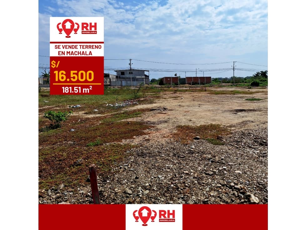 TERRENO EN VENTA CDLA.VOLUNTAD DE DIOS LOTE 11, MACHALA - 1