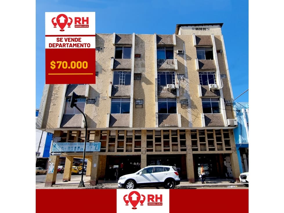 DEPARTAMENTO EN VENTA ENTRE LAS CALLES PASAJE Y SANTA ROSA, MACHALA - 1