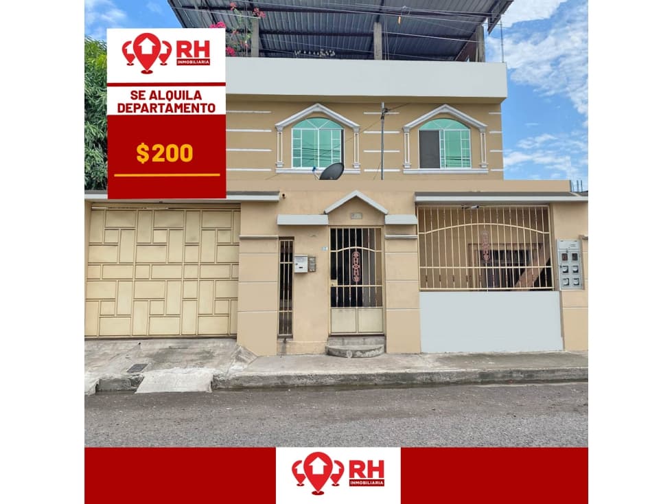 DEPARTAMENTO EN ARRIENDO EN LA CALLE GUSTAVO SERRANO PAZMIÑO, MACHALA - 1