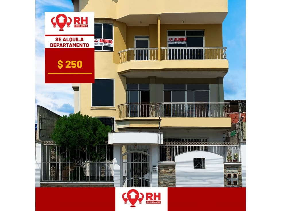 DEPARTAMENTO EN ALQUILER EN LA CDLA. EL BOSQUE SECTOR 3, MACHALA - 1