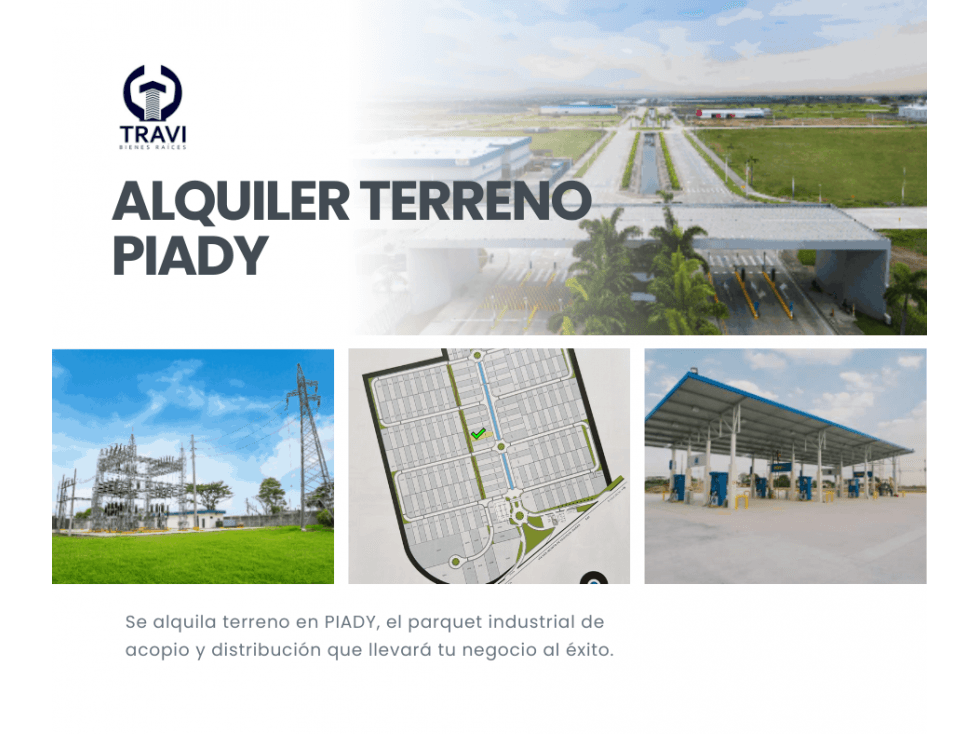 ALQUILER TERRENO INDUSTIRAL PIADY - 1