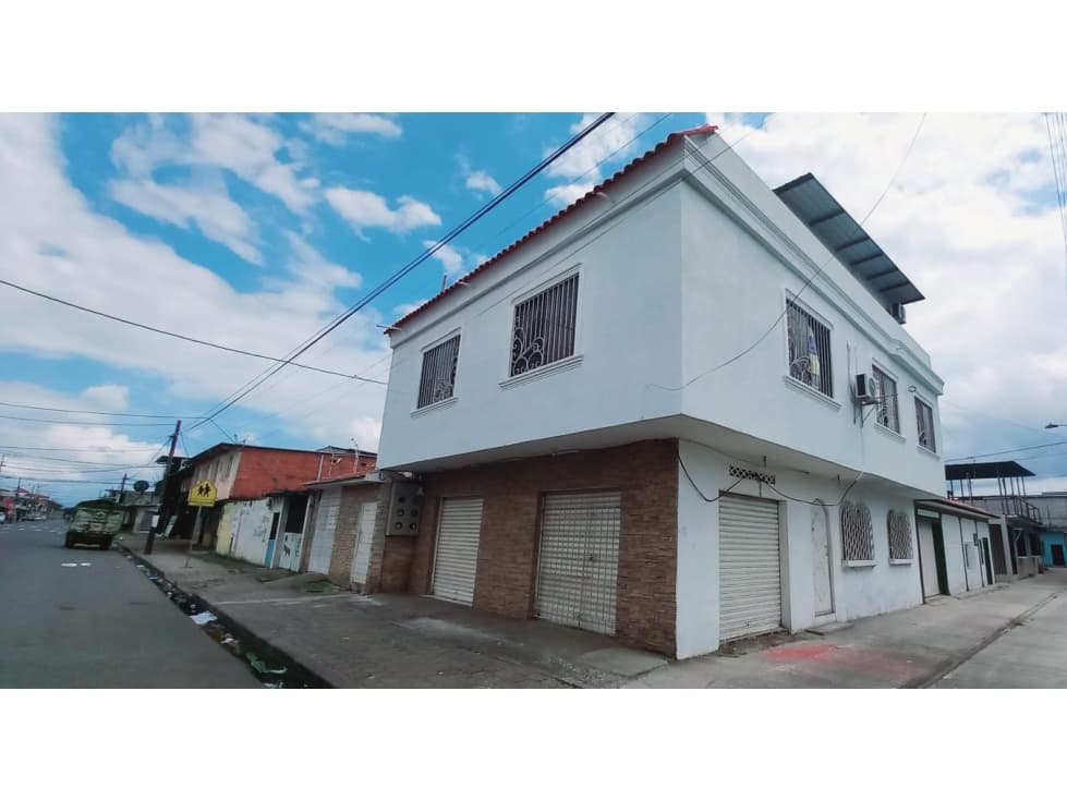 EN VENTA CASA RENTERA ESQUINERA VEHICULAR EN DURAN - 1