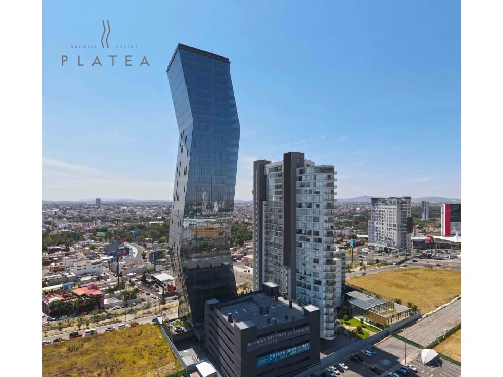 Oficinas comerciales ejecutivas en venta Torre Platea 1, Puebla. - 1