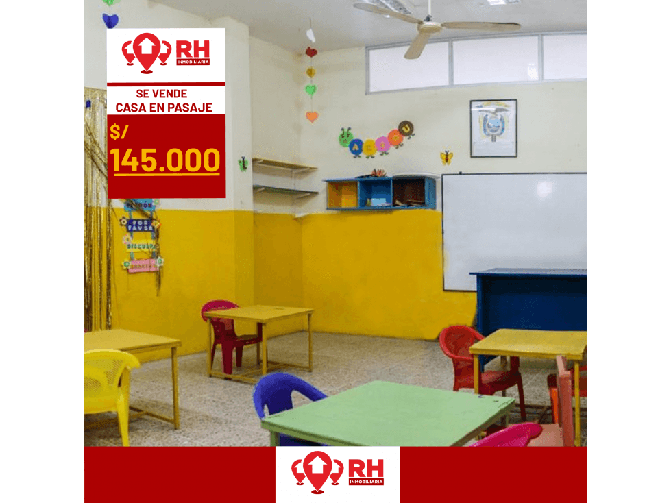 CASA DE 2 PLANTAS DE VENTA EN LA CIUDAD DE PASAJE #JEFP - 1