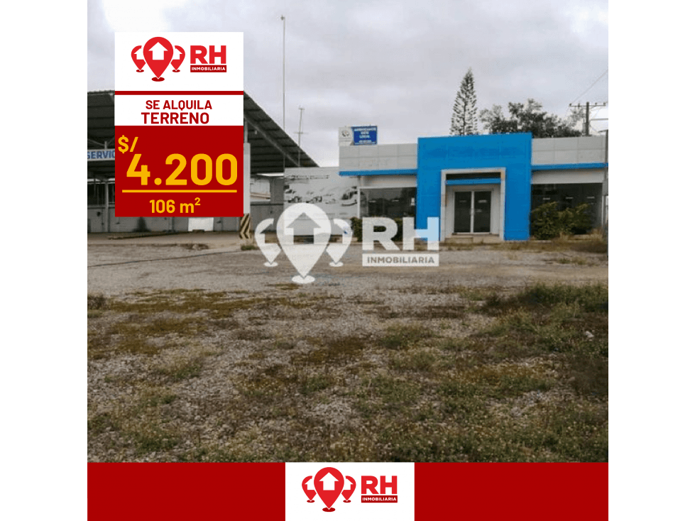 TERRENO DE 842 m2 CON OFICINA EN ALQUILER, MACHALA #EXP3 - 1