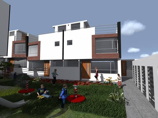 VENDO CASAS POR ESTRENAR EN CONJUNTO PRIVADO (LLANO CHICO) 102m2, 3dormit, 3baños, 1 garage, terraza. - 1