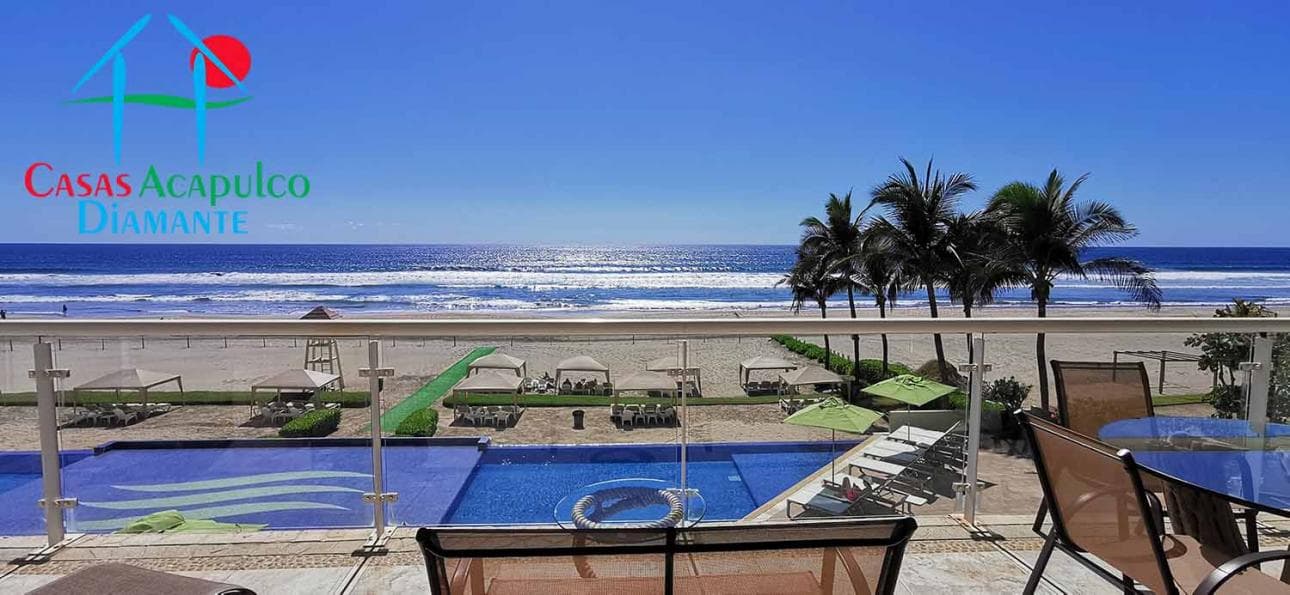 Cad Ocean Front 202. De playa. Terraza, Vista Frontal Al mar - 1