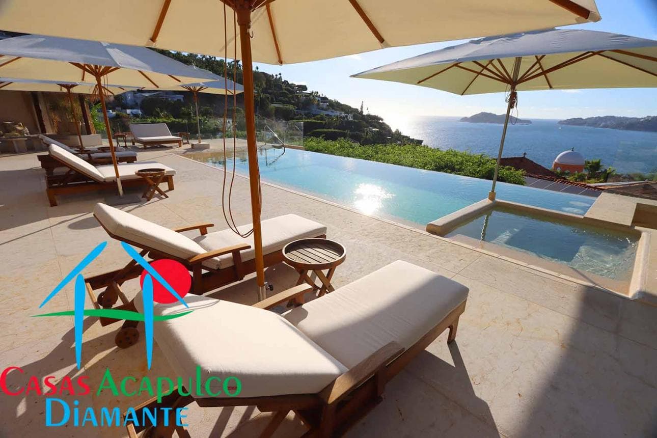 Casa para 15 personas con Alberca privada y vista al mar - 1