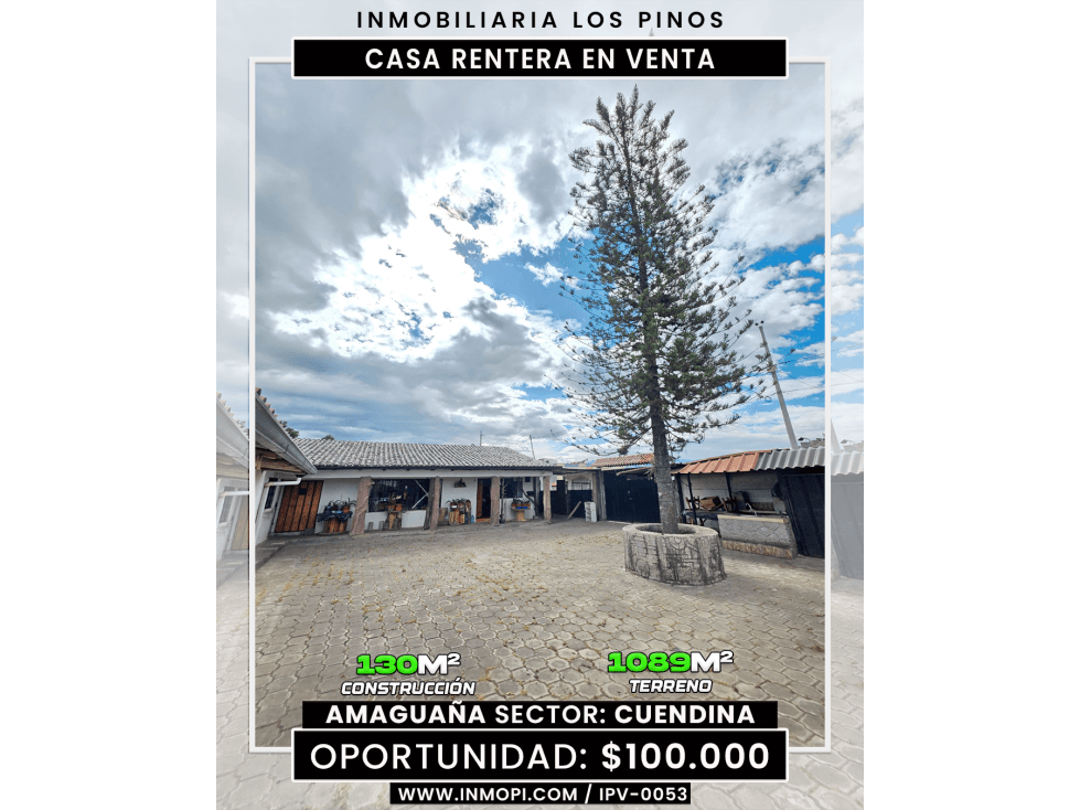 INMOPI CASA RENTERA AMAGUAÑA | IPV 0053 - 1