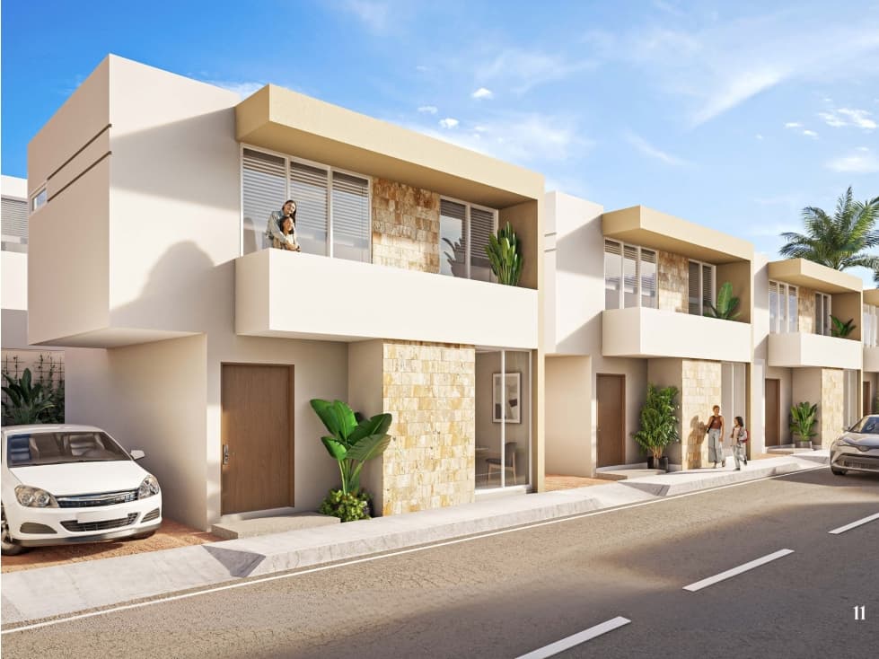 CASAS FRENTE AL MAR EN URB. PUNTA ARRECIFE - MANTA JARAMIJO - 1