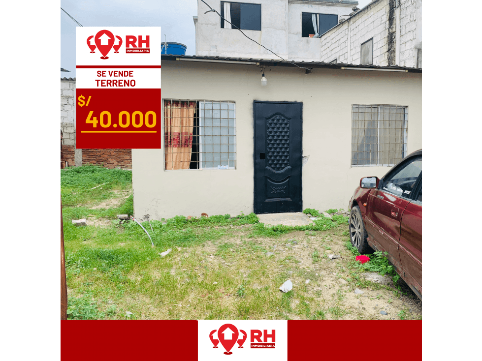 TERRENO EN VENTA EN EL BARRIO ABDON CALDERON, MACHALA - 1