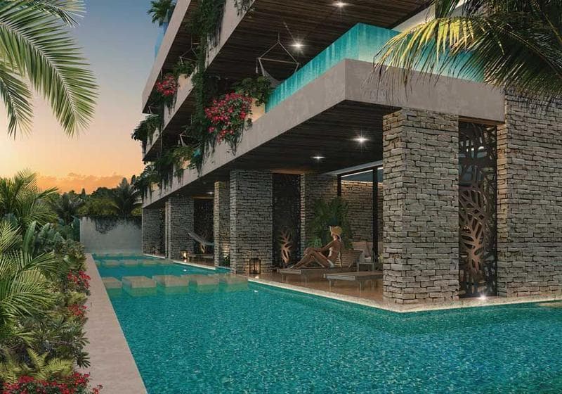 Penthouse, BR3 BA3, AguaSanta, Tulum - 1