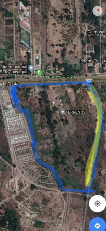 VÍA A LA COSTA KM20 sentido Salinas- Gye vendo terreno de 83.000m2 - 1