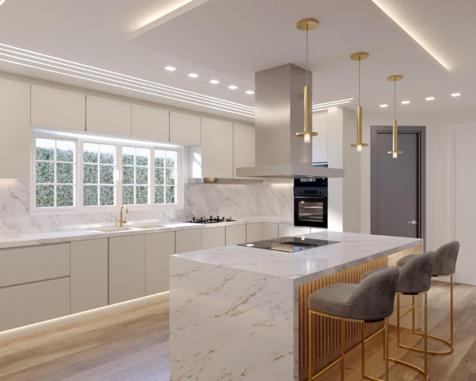 Venta de Casa con 6 Habitaciones en Vía a Samborondón, Urbanizacion Privada V.B. - 1