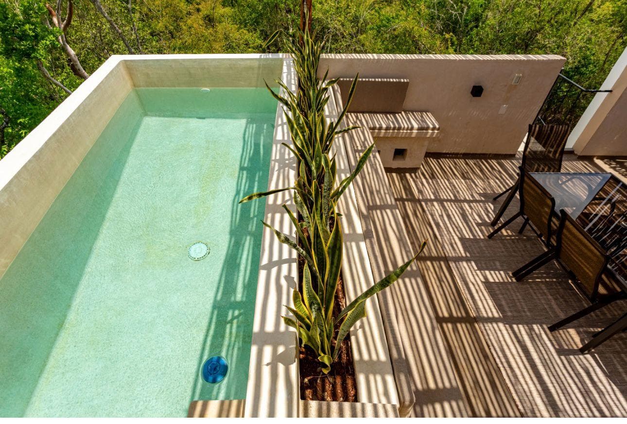 Rent PH 2 Bedrooms with private Roof top, close to Holistika, Tulum. - 1