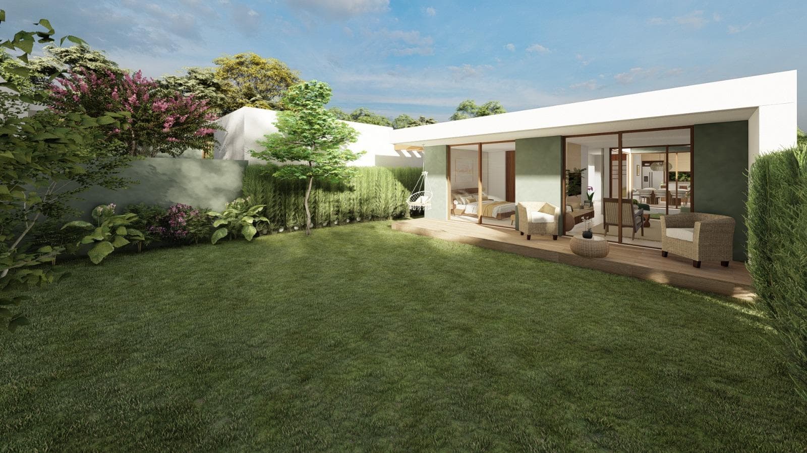 Vendo casa de 1 planta, amplio jardin no adosada, Tababela - 1