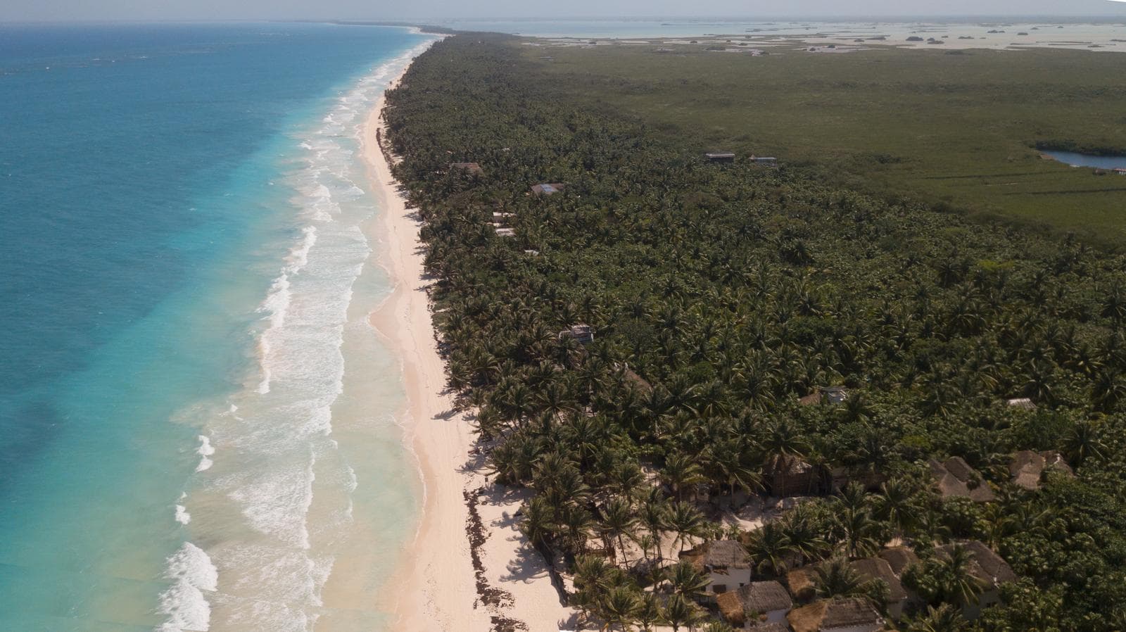 Frente playa de 25 metros, Zona hotelera de Tulum. - 1