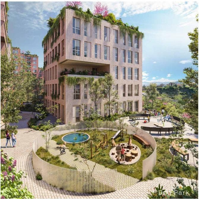 Venta Estudio de 33,5m2 con terraza de 4,4m2. Piso 7 – Cumbayá. Proyecto Botániqo. SC - 1