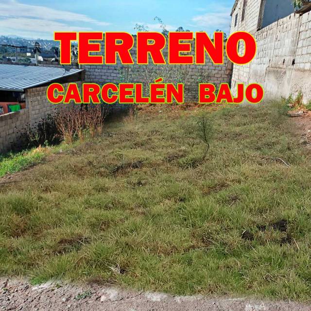 Terreno de venta en Carcelén Bajo norte de Quito