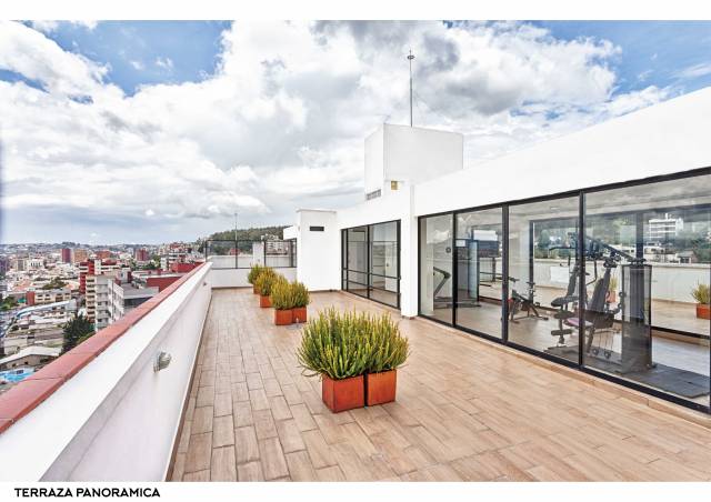 Nuevo y Amplio Departamento de 3 Dormitorios con una espectacular vista a Quito.