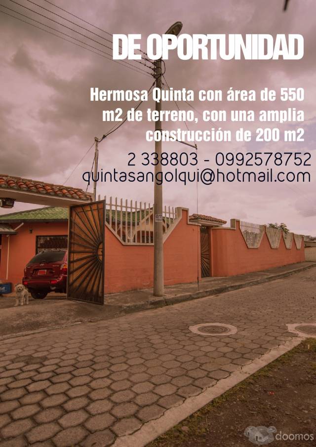 Hermosa Quinta-Casa Sangolqui
