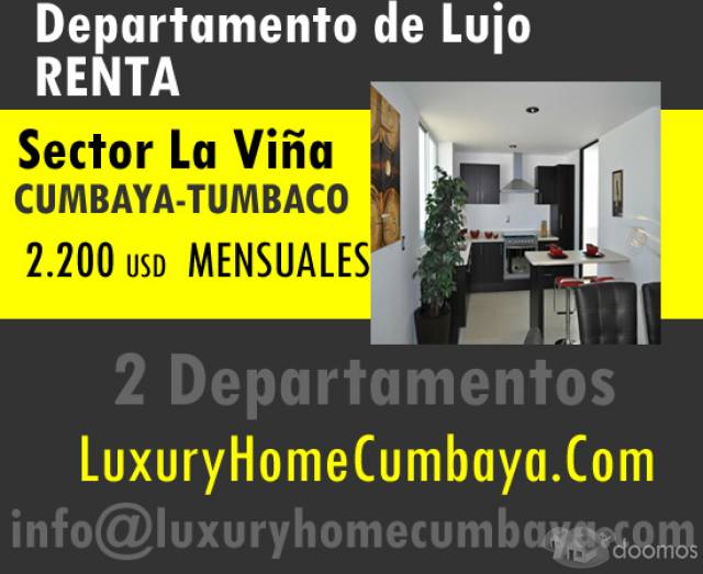 RENTO DEPARTAMENTOS DE LUJO A ESTRENAR SECTOR LA VIÑA