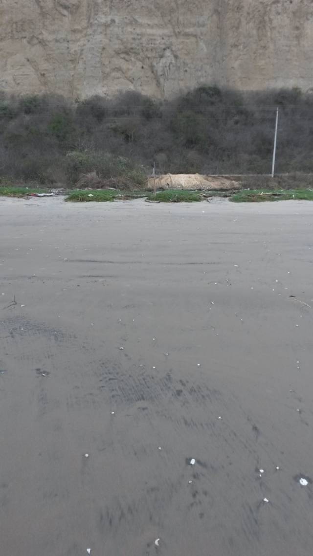 Terreno en Playa Canoa, 2000 metro Frente al mar y Frente a la carretera