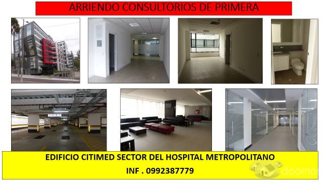 ARRIENDO CONSULTORIOS DE PRIMERA EN EDIFICIO MEDICITI