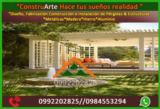 Pergolas,pergola,estructura,madera,metal,aluminio,gazebo,vidrio,Ecuador,Pichincha,Quito,Cumbaya,Puembo,Aeropuerto,Capelo