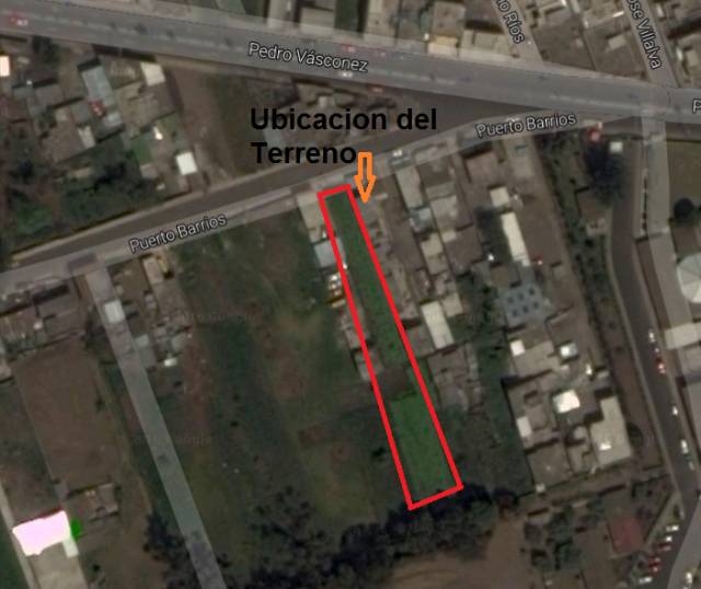 DE OPORTUNIDAD SE VENDE UN LOTE DE TERRENO CON TODOS LOS SERVICIOS BASICO JUNTO AL COLEGIO TIRSO DE MOLINA